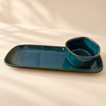 Midnight Serving Tray Set