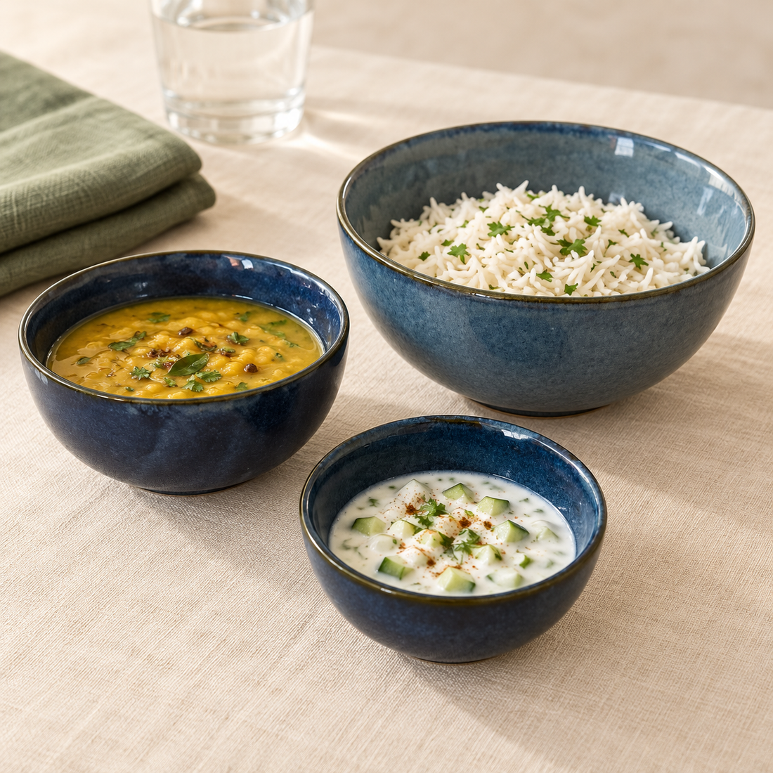 Everyday Blue Bowl Set