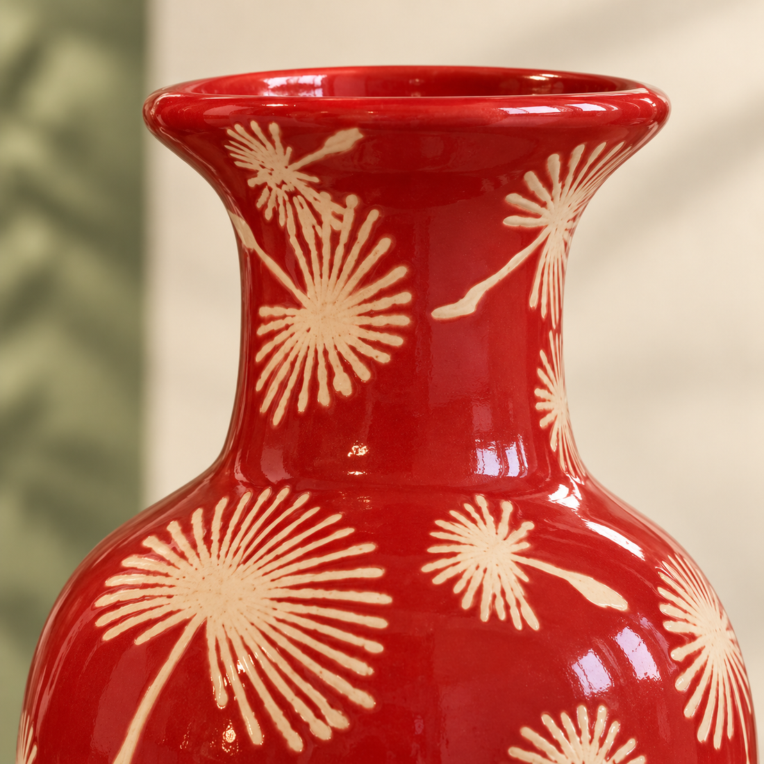 Bloom Red Vase