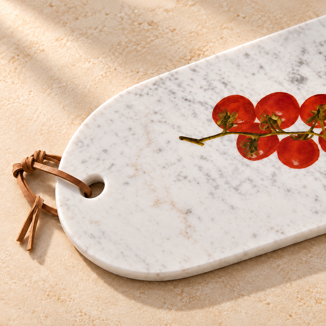 Red Marble Serve Platter